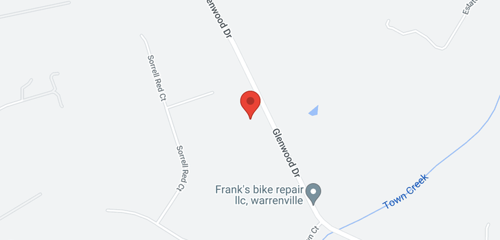 map of 395 Glenwood Drive, Warrenville, SC 29851